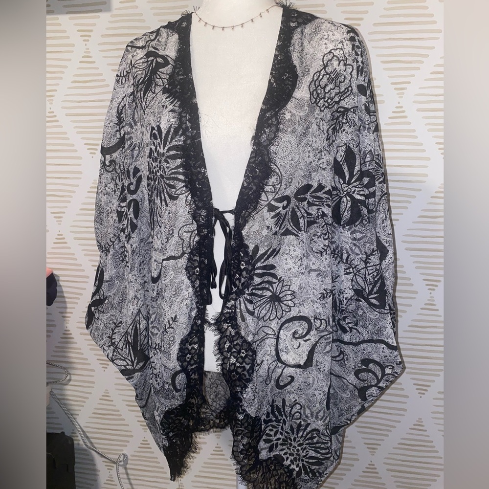 ANGL Sheer Lace Blouse